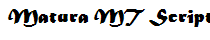 Matura MT Script Capitals
